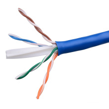 Cable UTP CAT6 LSZH Fluke probado Soild Bare Copper Blue